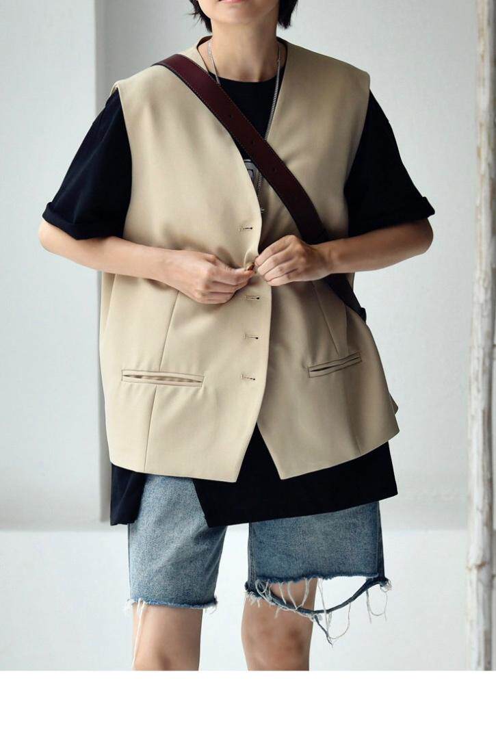 春季新款西装马甲，女装西装，月光水岸