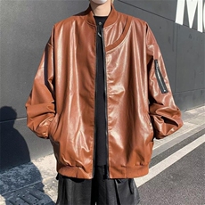 机能风皮衣外套男潮牌炸街休闲夹克JK8014/P68，男装夹克，电商D202-1