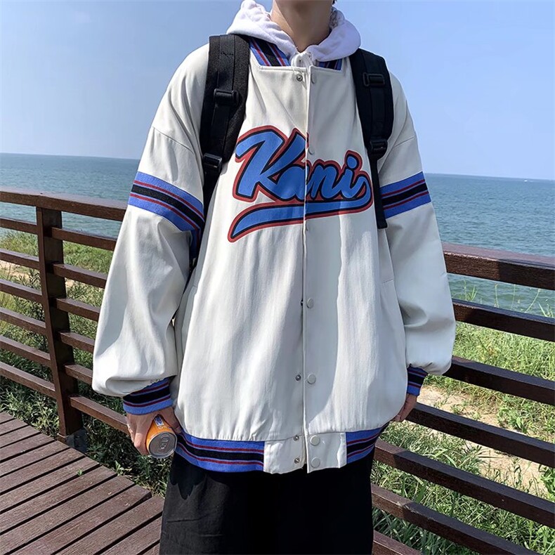 潮流夹克潮男春季棒球领夹克J832P42,男装夹克,星座1116-2