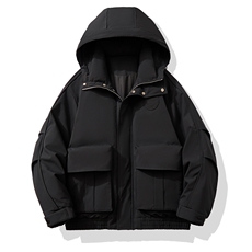 男士冬季户外工装大口袋加厚羽绒服D213-3203-P440，男装羽绒服，电商D213