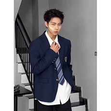 C316XZ000P75春装新款制服DK转场班服校服时尚西装外套男学院，男装西服套装，电商C316