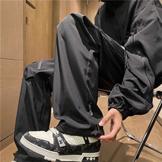 冬季机能拉链褶皱设计冲锋裤K23549-P50控68加绒K23549JR-P60控78，男装休闲裤，电商B315