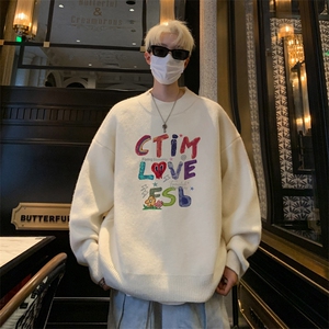 高质量！秋冬季半高领毛衣男加绒加厚线衣男针织衫男MY249-特p38图片
