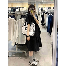 DXY247HH-P44美式领口拼接格子领带短袖t恤高级感痞帅半袖，男装T恤，星座1007（原301D）