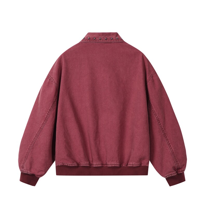 水洗牛仔外套男款春美式痞帅上衣服宽松休闲工装夹克JK1331-P108,男装工装外套,星座1103-3