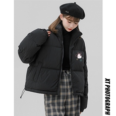 中性风新款冬季时尚百搭宽松字母印花棉服外套MY6500特批75控128，男装棉衣，电商A268