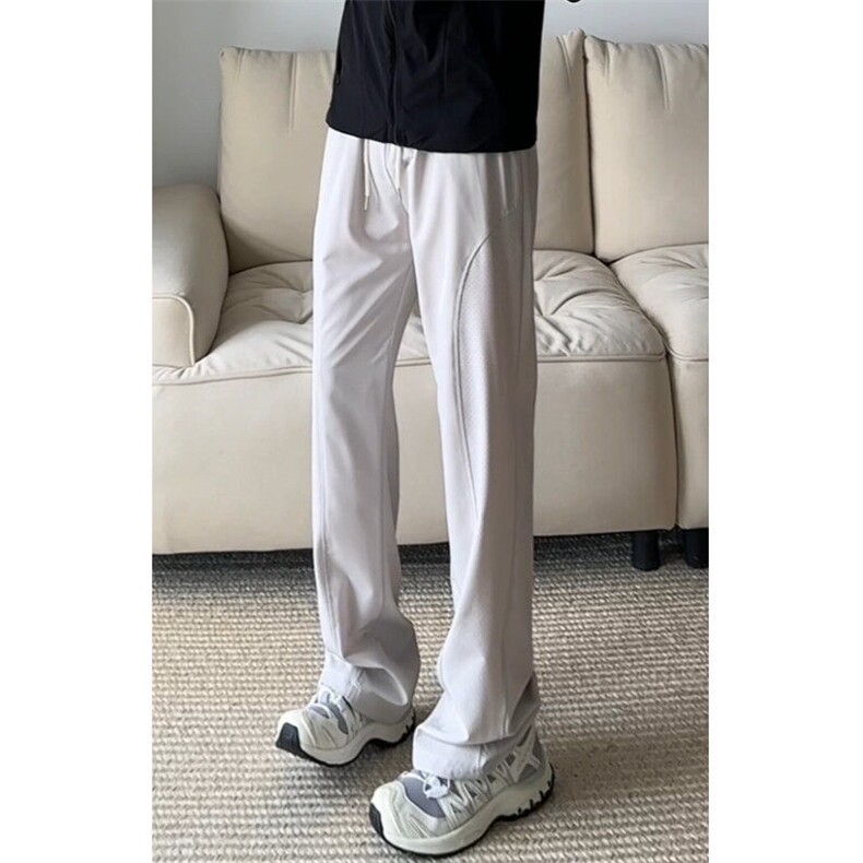现货！夏季透气激光网格户外速干休闲长裤-EX50855-特批25,男装休闲裤,电商A061