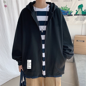 KS21045-P38 加绒-P43 连帽开衫卫衣男运动外套大码班服图片