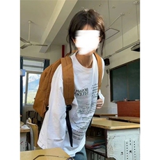 日系260G重磅纯棉长袖T恤男秋冬黑色圆领长袖白色宽松内搭打底衫，男装T恤，星座506A