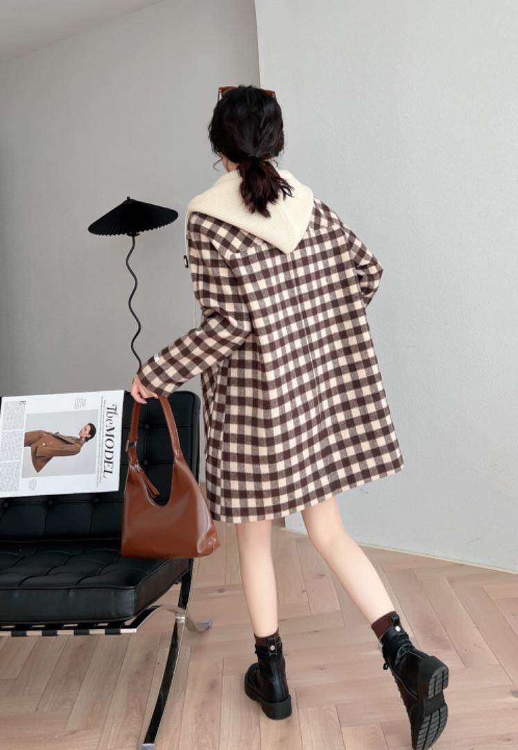 格子外套，定制款，其它，觅 愉