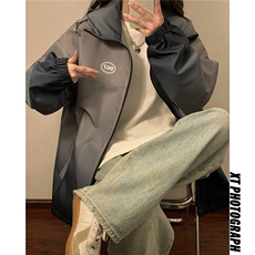 中性山系防水冲锋衣渐变色夹克男：聚酯纤维JK77087P85控128，男装夹克，星座226-1