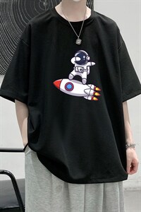 HT73158-P22 华夫格t恤男短袖男大码五分袖 大皂风图片