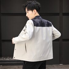 衬衣男韩版帅气2021新款长袖休闲宽松工装男士衬衫外套JK163-P50，男装夹克，星座1206（原A206）