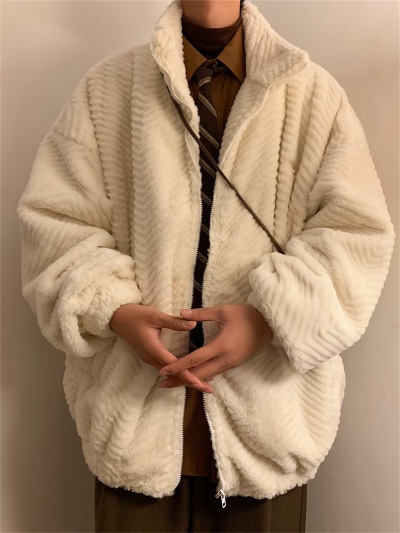 羊羔毛外套男冬季加绒加厚棉衣棉服男冬装保暖潮牌棉袄M7765-p89,男装棉衣,星座1008-1