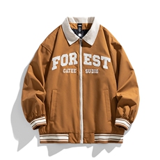 2024春季新款户外山系宽松翻领休闲夹克棒球服904-JK1122-P60，男装夹克，星座904