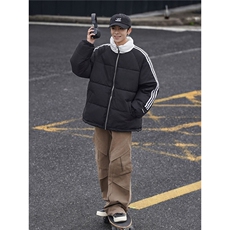 1506-1/M88301/P62高品质手塞棉男女同款撞色条纹立领棉衣棉服，男装棉衣，星座1506-1