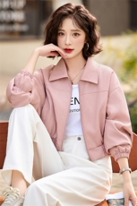 2025年春季现货时尚潮流女装精品皮衣外套，女装皮衣，1C078