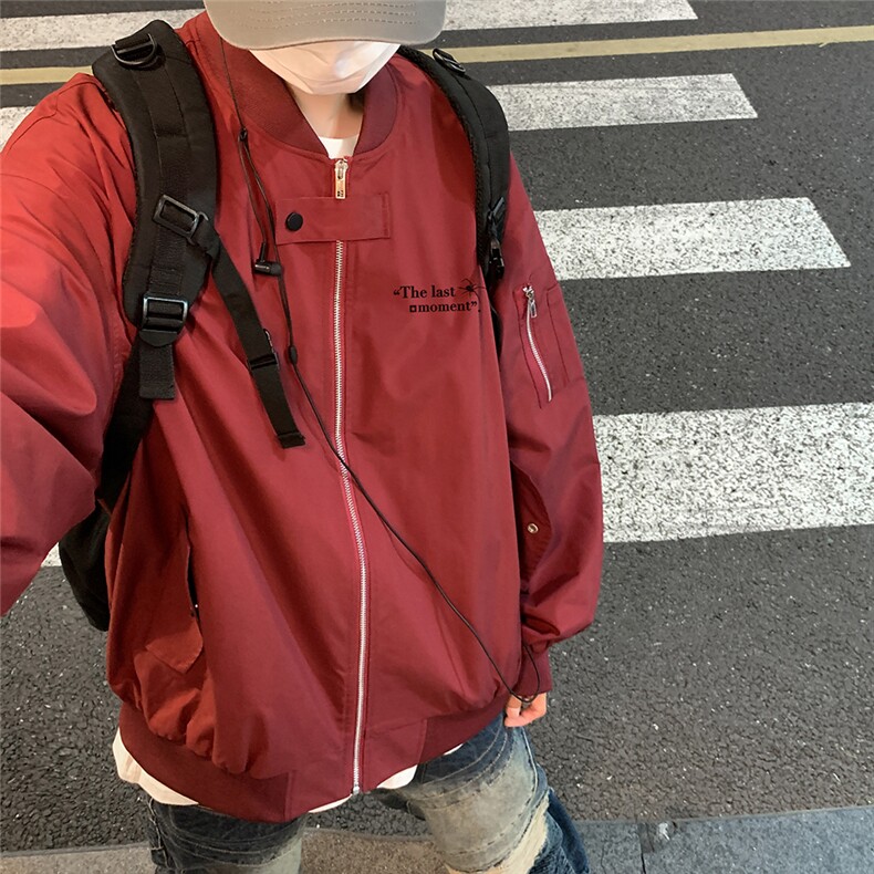 夜景时尚V领蜘蛛印花冲锋衣夹克A247-TPF8368特批60,男装夹克,电商A247