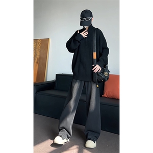立领毛衣男针织衫上衣内搭打底衫KD653-P55图片