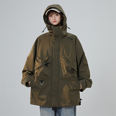 中性风机能夹克冲锋衣高街美式复古工装秋季登山服JK889-P78，男装夹克，电商A021