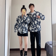 情侣装春秋装夹克外套时尚百搭复古设计感外套小香风上衣C667-88，男装夹克，星座911-2(原星座613-2）