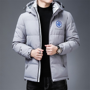 长款羽绒服男冬装新款宽松中年男士连帽鸭绒外套KCN20999-5-P235图片
