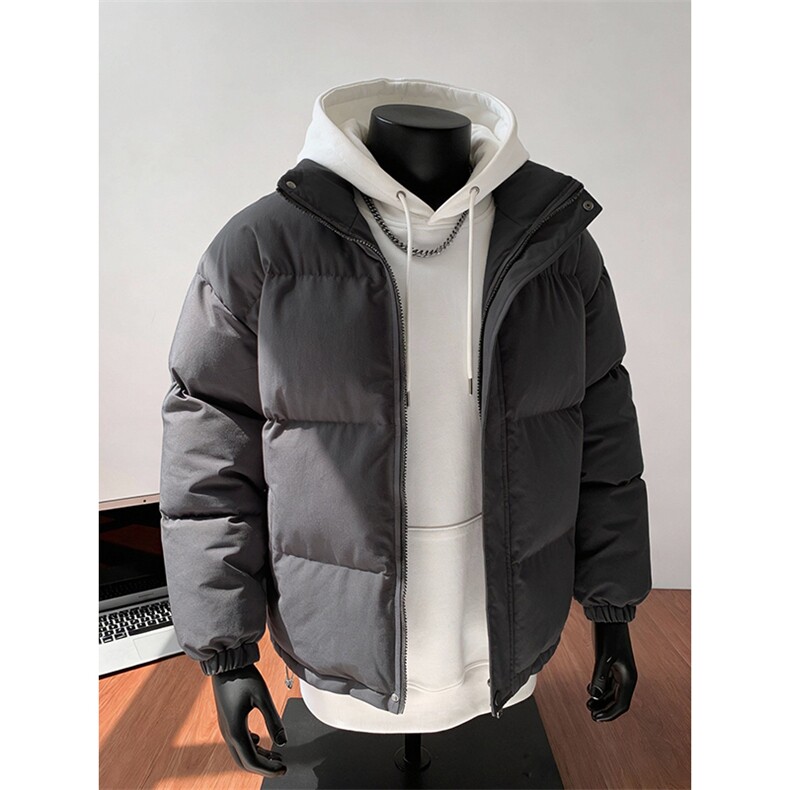现货高品质美式高街冬季重磅三防加厚羽绒棉衣厚外套面包棉服,男装棉衣,电商A486-1