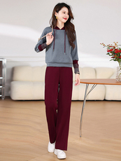 休闲运动卫衣套装2025春装新款女装时尚洋气减龄高级感时髦两件套，女装套装/套裙，梦依杭