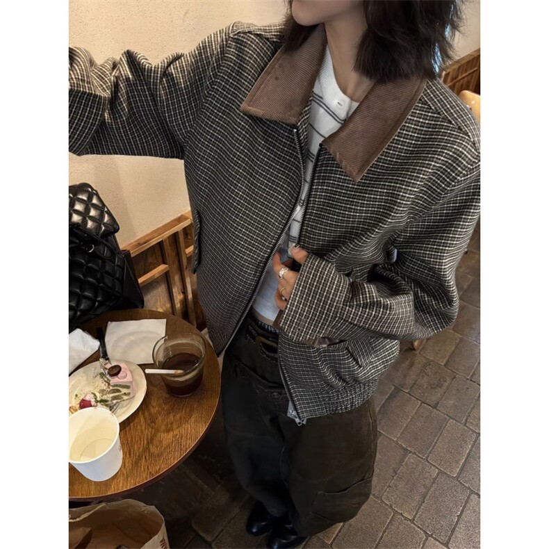 日系潮流气质简约原宿文艺新款夹克流行ins慵懒时尚百搭，男装夹克，星座1018A