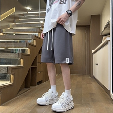 港风休闲裤高街五分裤宽松沙滩裤直通短裤DK135P30，男装牛仔裤，星座1204-3