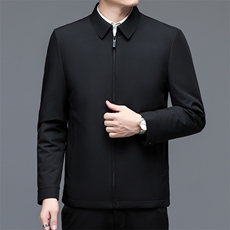 DZ99656钱塘2020-3中年男士冬季厚款商务休闲翻领羽绒服P175，男装羽绒服，钱塘207-3