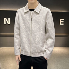 K592-P115秋冬潮流新款翻领PU皮衣男高品质防风百搭夹克，男装皮衣，星座507A（原星座306B-2）