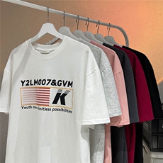 1平铺条纹印花设计潮大码M-5XL短袖T恤男DT77779P18块特价控38，男装T恤，星座226-2