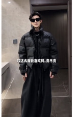 抖音冬季高级立领假两件保暖棉衣棉服外套M211-P128（网图），男装棉衣，电商B267