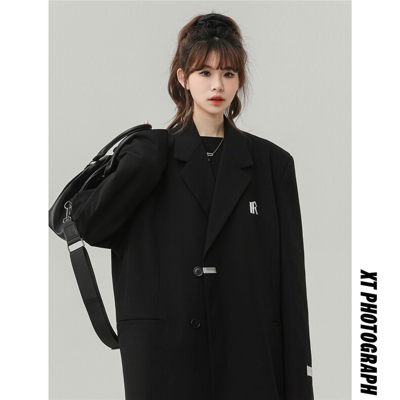 1中性金属搭扣大码M-5XL西服女96%聚酯纤维4%氨纶XF77068P85控128,男装西服,星座226-2