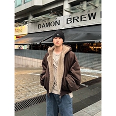 两面穿现货重磅短款座山雕棉衣男女双面穿毛毛绒棉服加厚外套，男装棉衣，电商A486