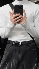 网图！龙叨叨同款早秋美式简约打底衫秋季人手-EX51134特批40，男装T恤，电商A061