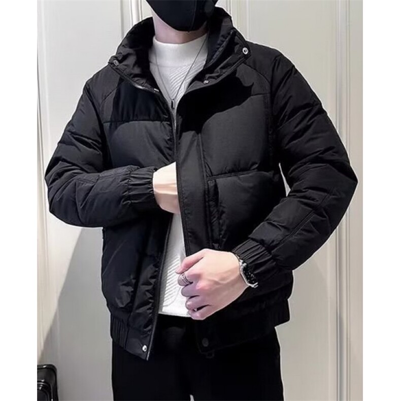 冬季新款男装纯色外套男修身立领棉衣短款上衣夹克M617,男装夹克,星座1116A（原606A-3）