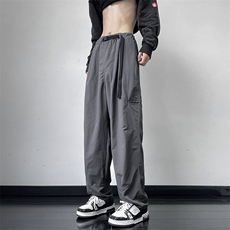 速干户外休闲裤男女直筒个性显高长裤子KK439/P38，男装休闲裤，电商D202-1