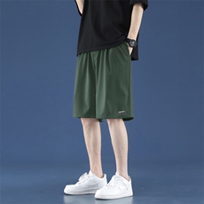 男士冰丝短裤男生夏天男装运动外穿潮牌休闲速干裤子DK506特批17，男装休闲裤，星座718-1