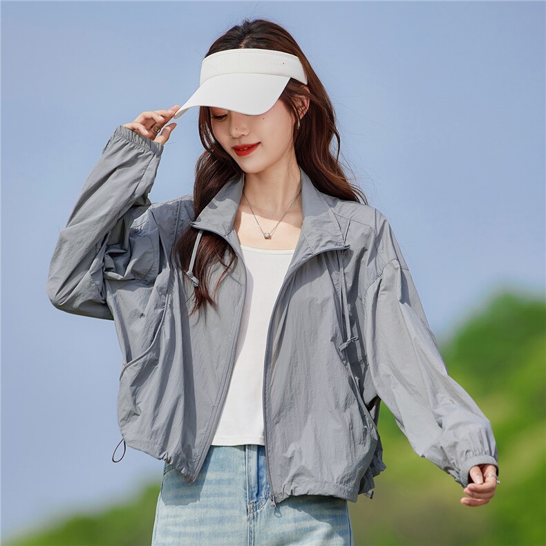 2026夏季新款现货UPF50+防晒衣短外套,女装防晒衣,靓衣阁