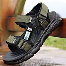 X4123-P135凉鞋男2024年新款夏季外穿防滑户外运动休闲软底沙滩鞋，男鞋凉鞋，星座1407-3