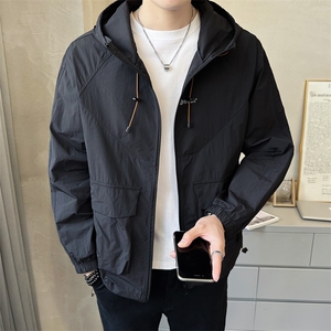夏季男装防晒衣防紫外线防晒服男轻薄连帽外套314A-1-F305-P65图片