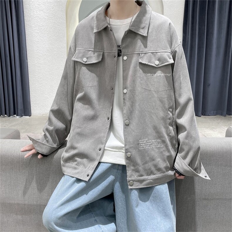 春秋季百搭休闲宽松夹克男士JK154-P55,男装夹克,星座1204