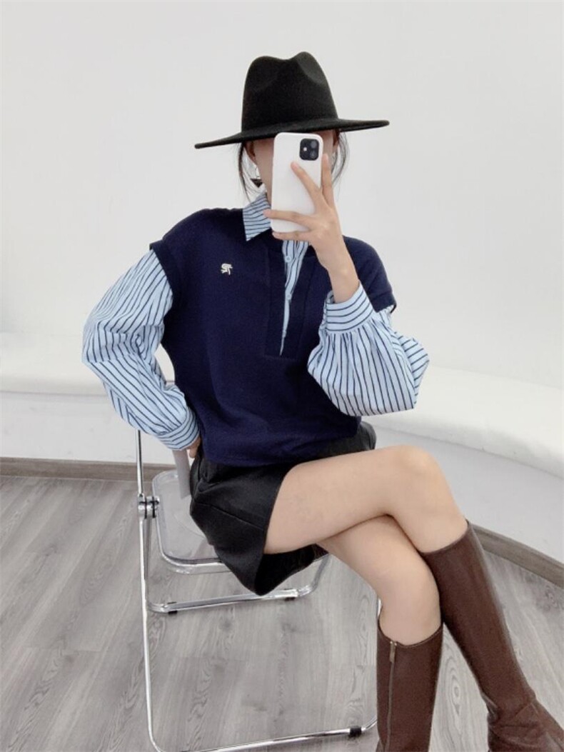 时尚拼接假两件，其它，新依西阁