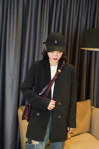 【现货】春季新款卡其色/军绿色/黑色西装外套，女装西装，日の谷