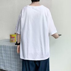 ins五分袖潮潮流城市风貌圆领男印花T恤LG201P28，男装T恤，星座1116-2