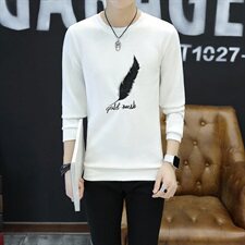 大货已备2021跑量春季长袖T恤圆领韩版时尚男卫衣W2744-P16，男装卫衣，星座1206（原A206）