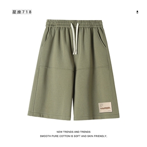 夏季新款日系直筒宽松休闲五分裤XD1721特批35图片