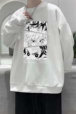 华夫格卫衣圆领卫衣男大码长袖t恤男外套HW76179-P30加绒款-P40，男装卫衣，电商A040